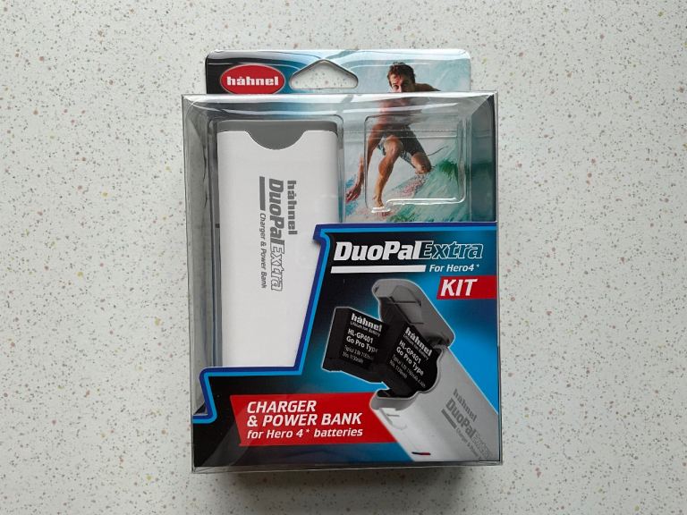 Hahnel DuoPal Charger & Power Bank for Hero 4 Batteries Camera Charge smartphones tablets New Unused
