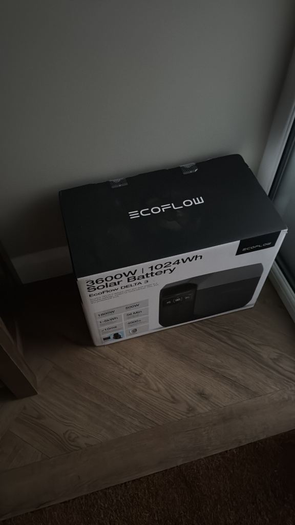 Brand New EcoFlow DELTA 3 Portable Power Station – 1024Wh