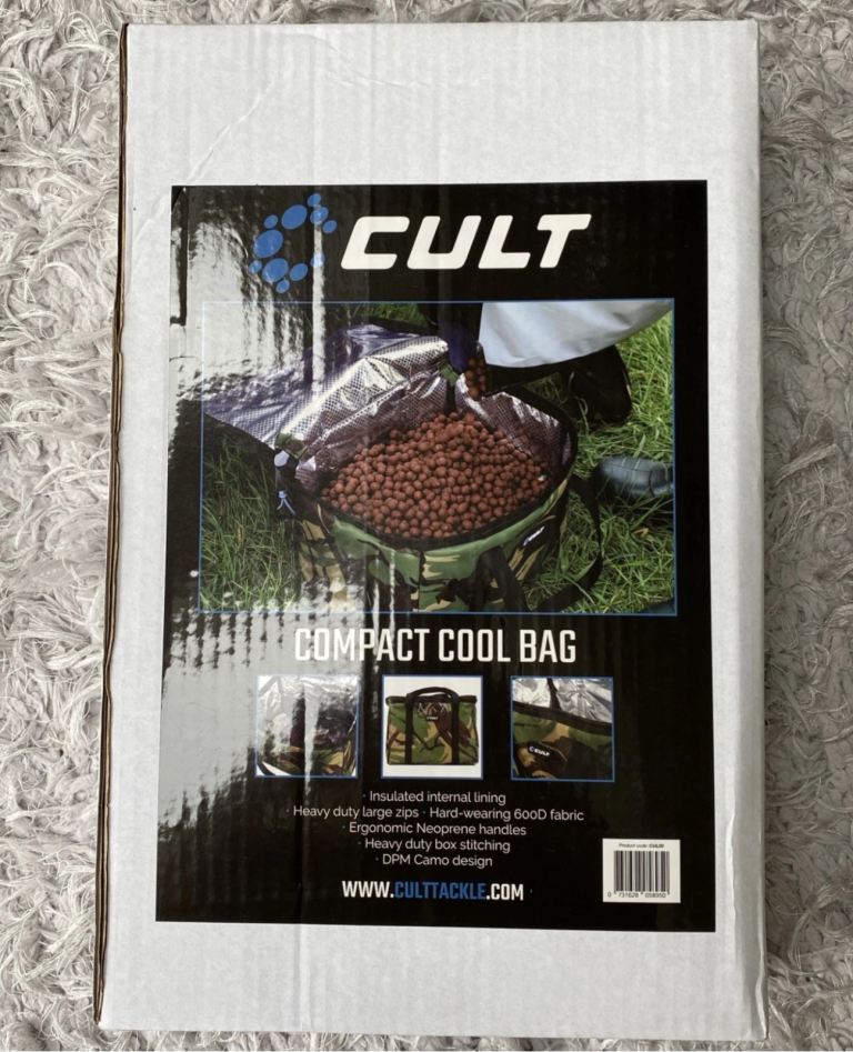New Cult Tackle Compact Cool Bag, DPM Design, Carp Fishing CUL03