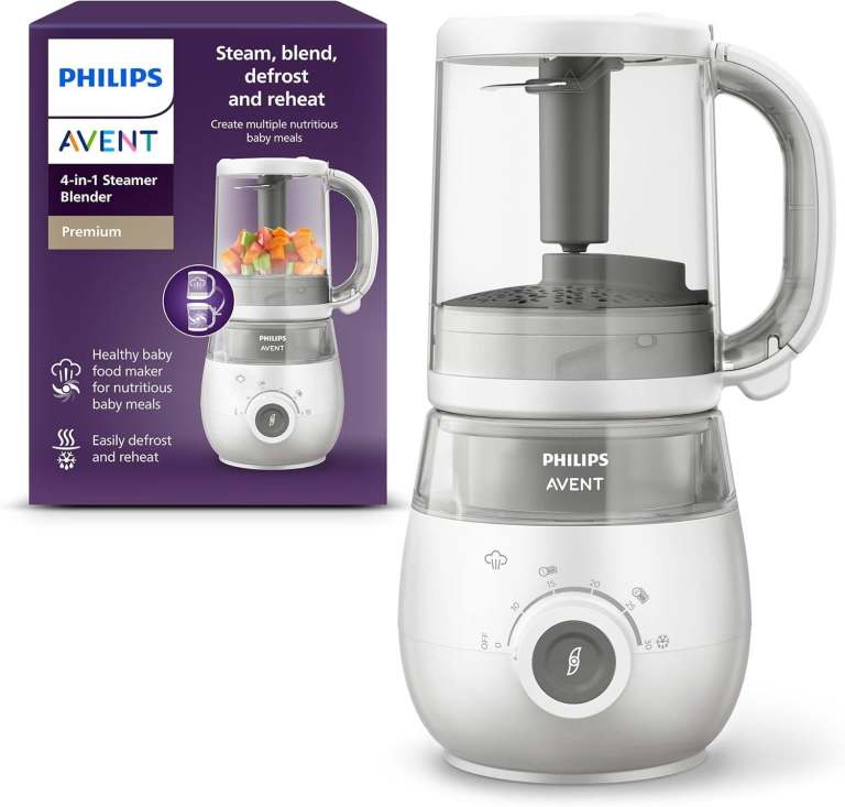 Philips Avent Premium 4-in-1 Baby food steamer and blender SCF883/02