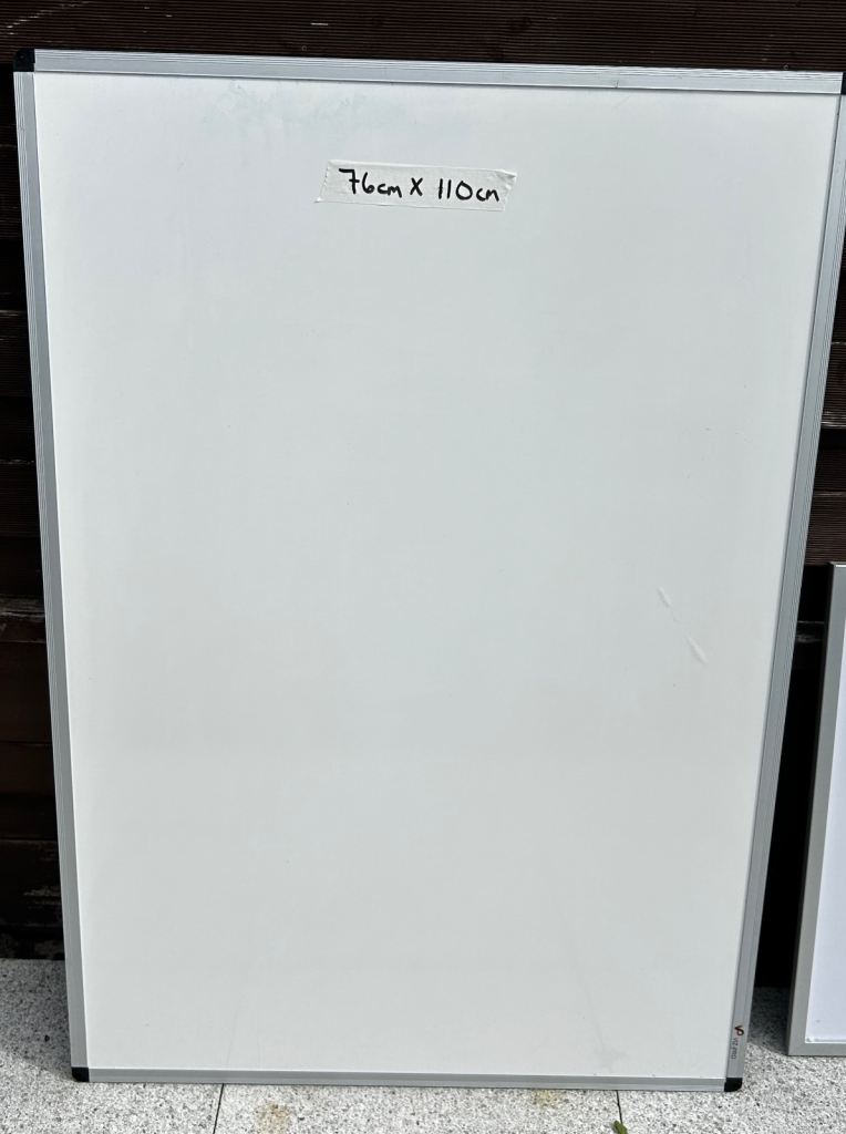 Large Whiteboard 60cm x 110cm - Good Condition