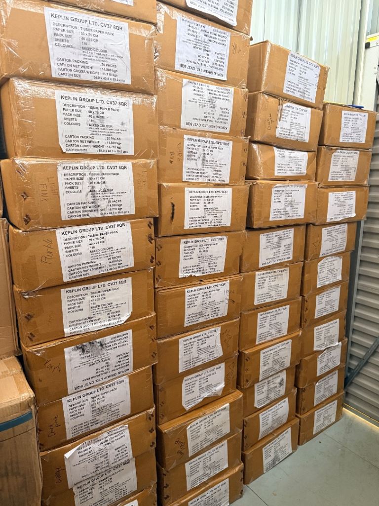 Wholesale Tissue Paper – Full Cases / Bulk Job Lot – 2,200 Sheets Per Case