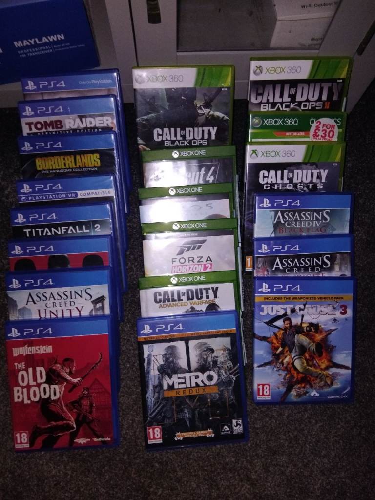 Games for xbox360 + Ps4