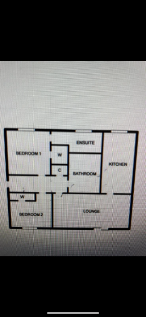 2 bed first floor flat with en-suite 