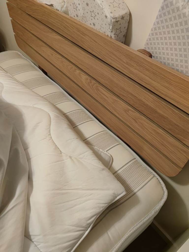 John Lewis bow  headboard bed frame kingsize