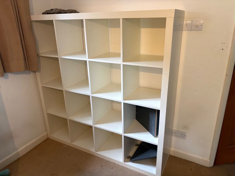 FREE IKEA KALLAX White 16 Cube Storage Unit – Good Condition