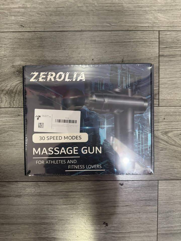 ZEROLIA MASSAGE GUN BRAND NEW SEALED SEALED WITH RECEIPT