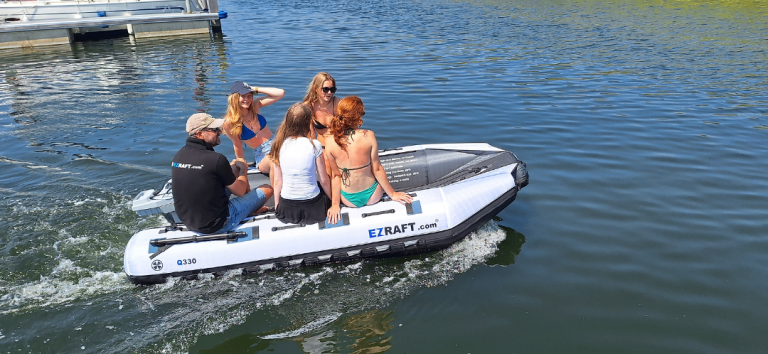 EZraft Q240 ultra light tender - 12kg including oars and seat