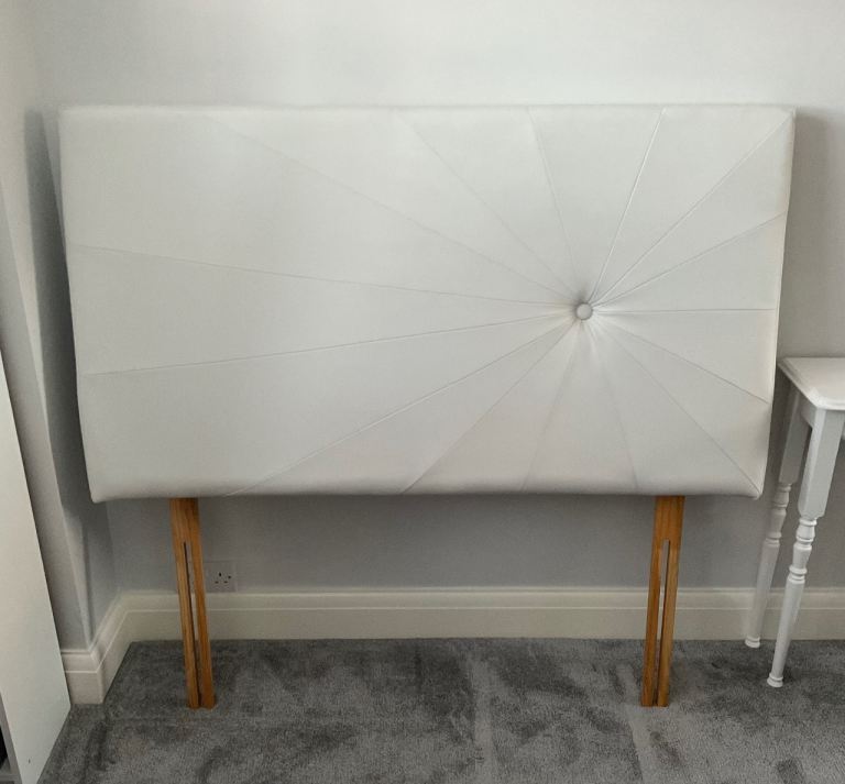 Next white double headboard