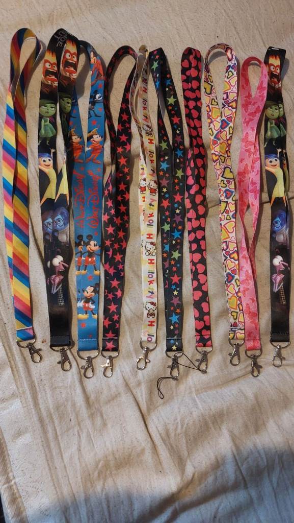 Kids lanyards job lot X54 worth about £100