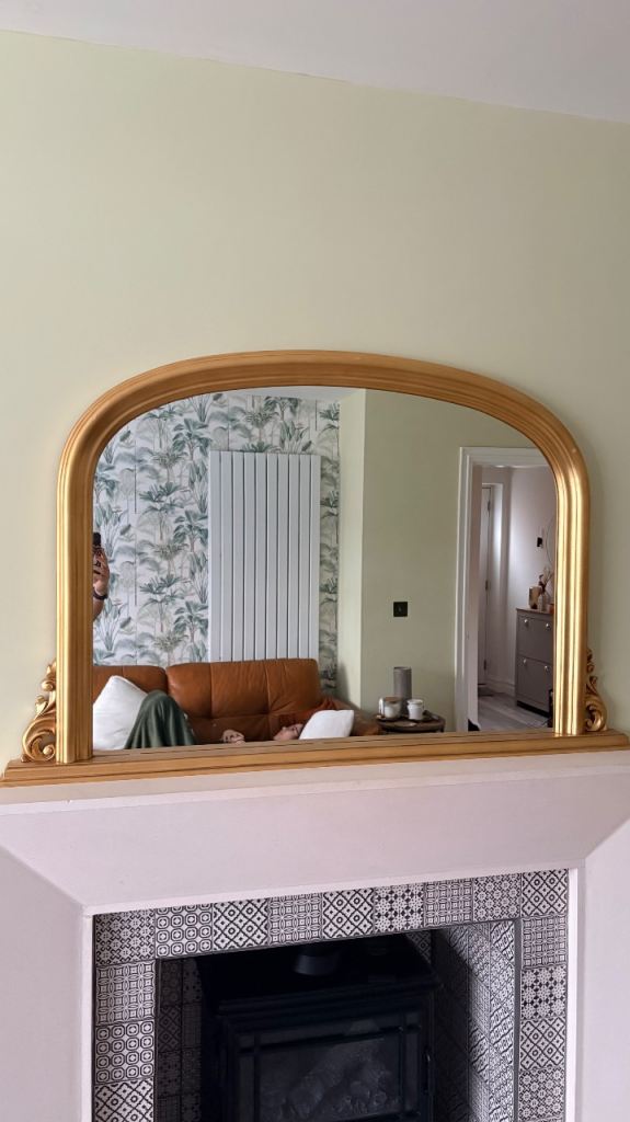 Antique gold mirror 