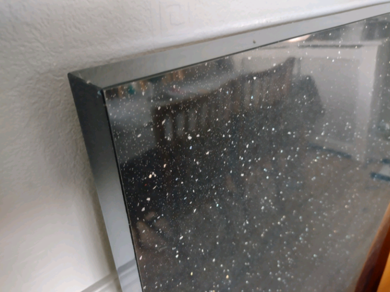 6 Metres WREN KITCHENS Black Square edge worktop 6 Metres  BARGAIN 