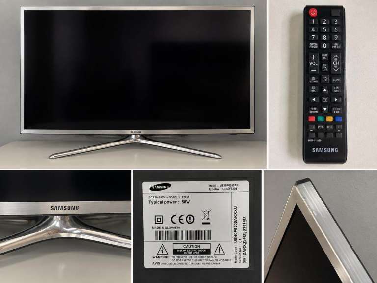Samsung 40” Smart Full HD LED TV + Remote + Good Working Condition