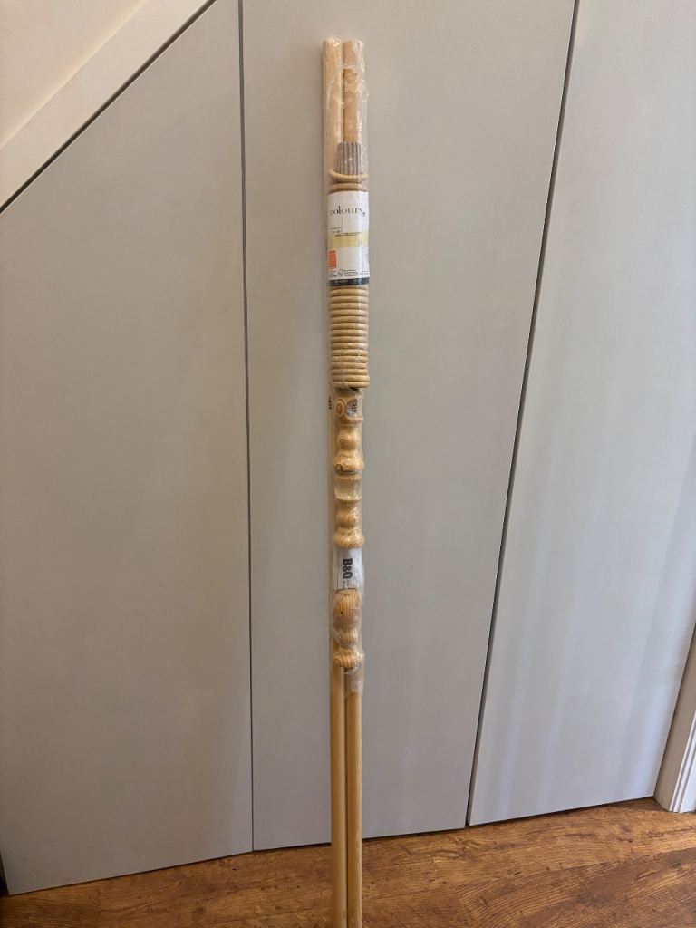 Wooden curtain pole FREE