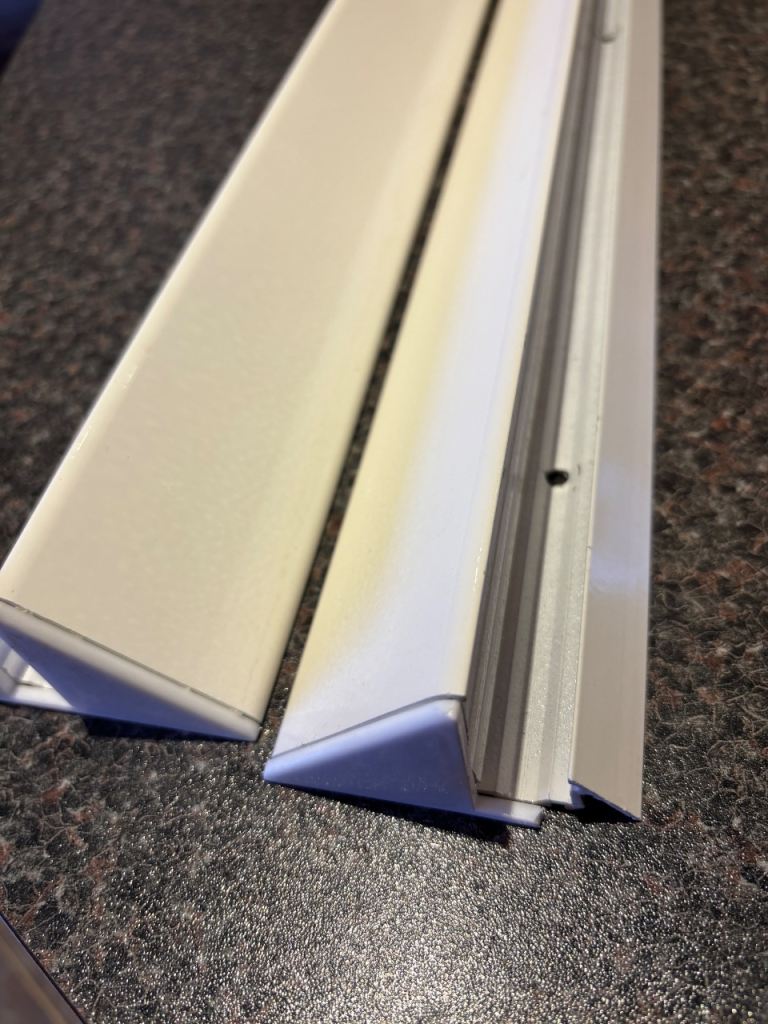 PROMISED. 2 White Shelf Supports – 60cm Wide