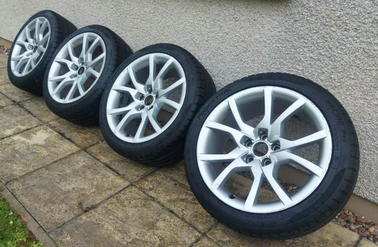 4x Genuine Audi Speedline V-Spoke Alloys 8.5x18 
