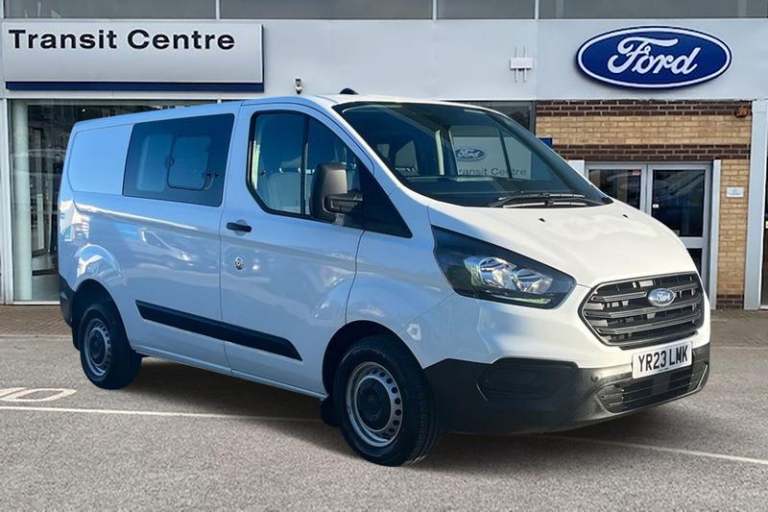 2023 Ford Transit Custom 2.0 EcoBlue 105ps Low Roof D/Cab Leader Van PANEL VAN DIESEL Manual