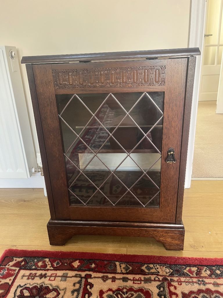 Dark wood unit