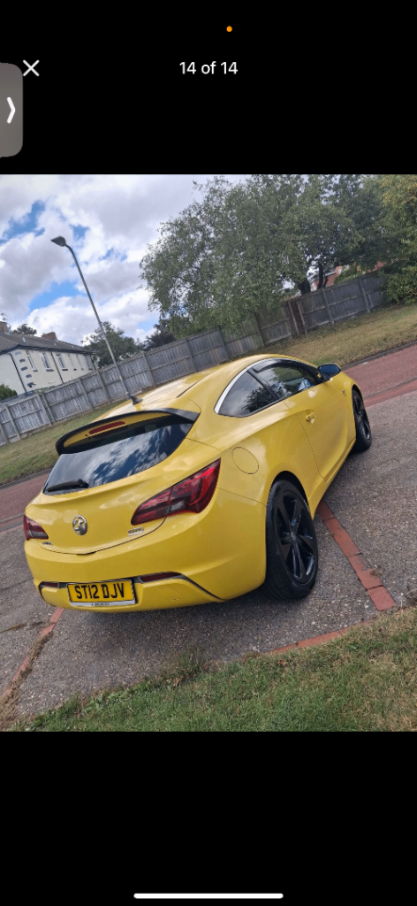 Vauxhall, ASTRA GTC, Hatchback, 2012, Manual, 1686 (cc), 3 doors