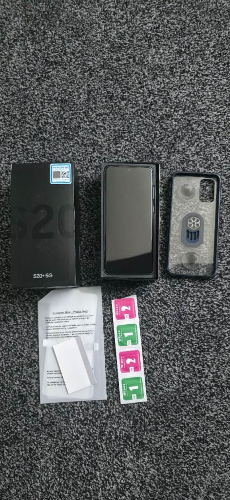 Samsung s20 plus 128gb black