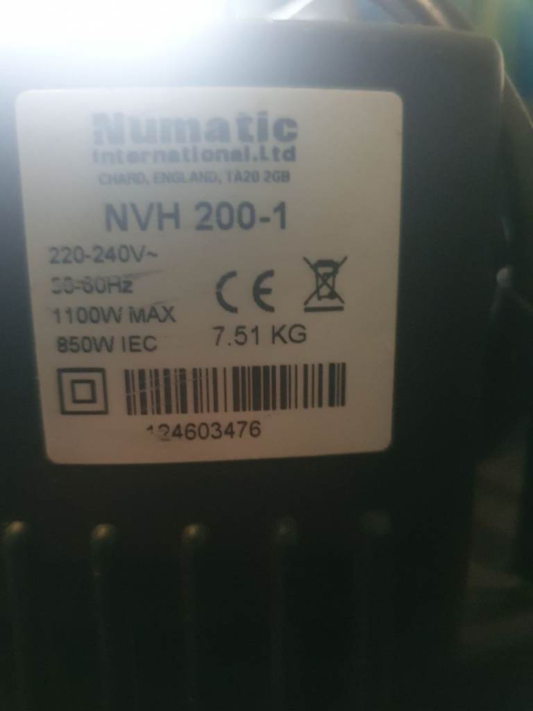 NUMATIC HOOVER