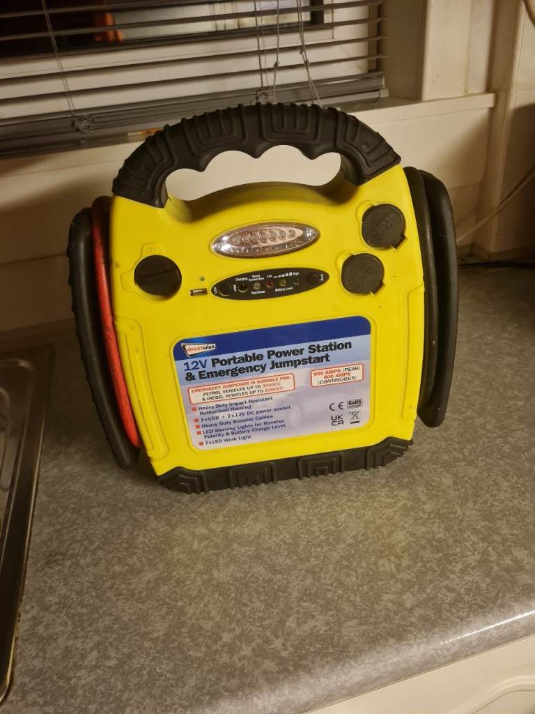 12v portable power station/jump starter