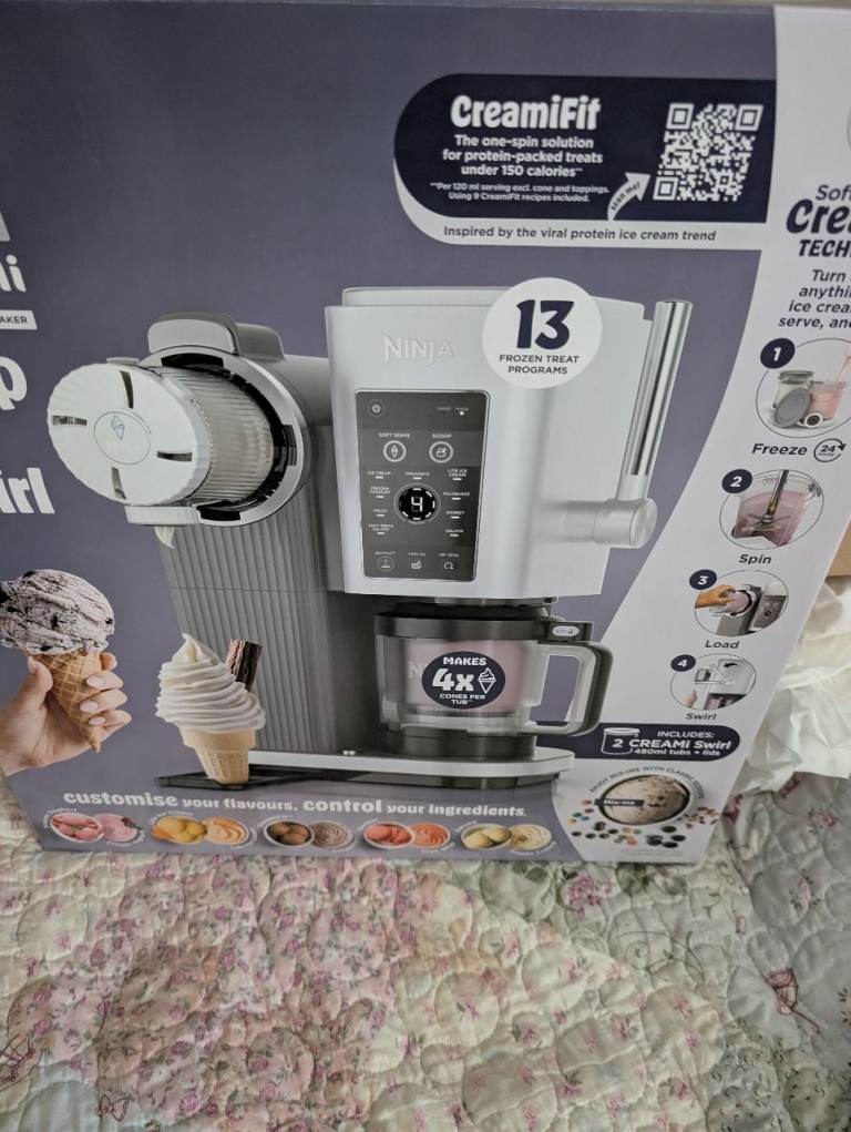 Ninja Creami Swirl ice cream and soft serve maker 