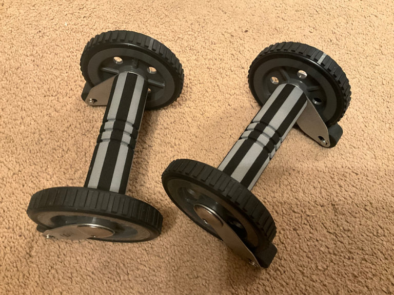 66 fit Twin Ab Roller Excercise Wheels - New