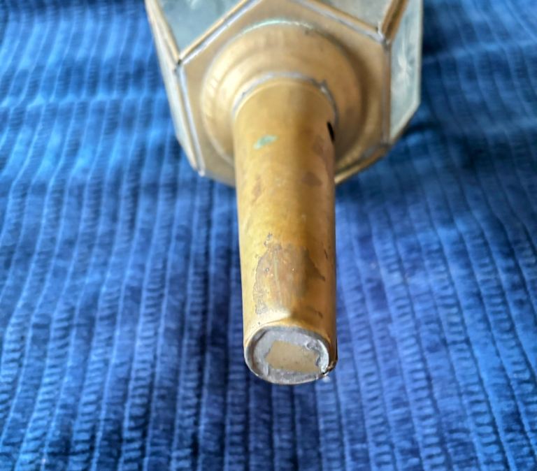 Vintage Brass Coach Lamp