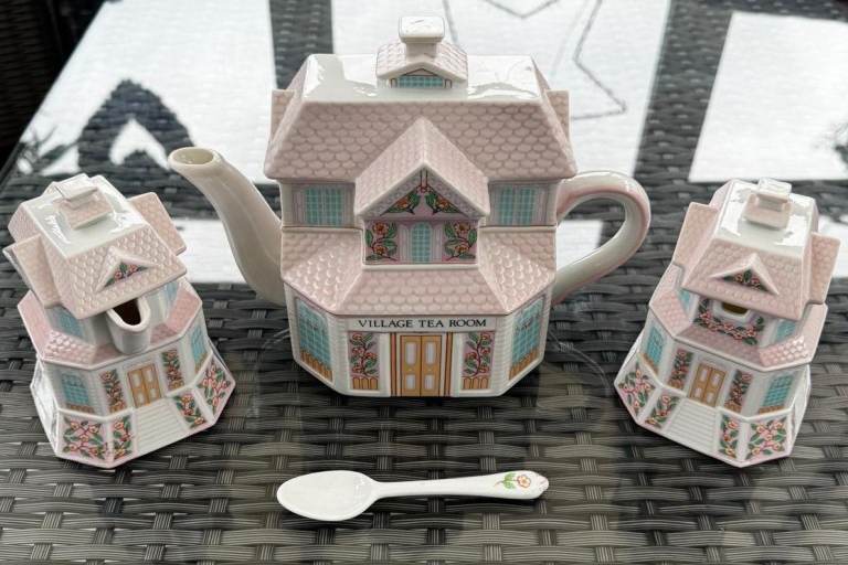 Lenox Brooks & Bentley Village Tea Set Vintage 1991 Tea Room Set 