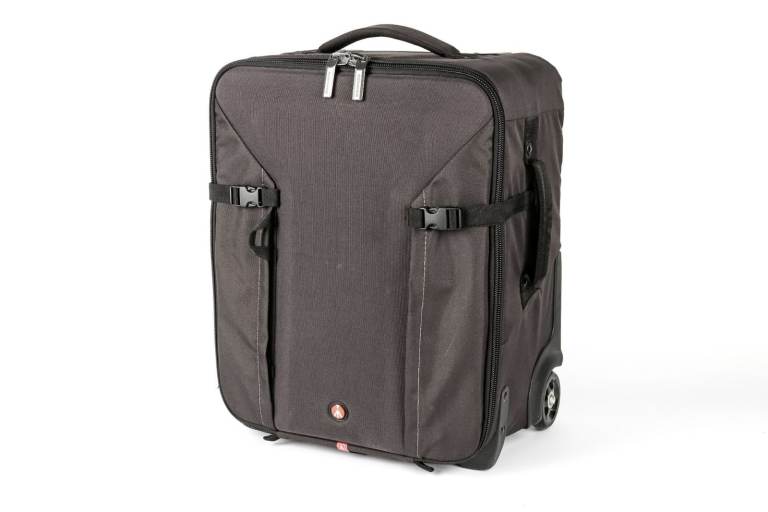 MANFROTTO PRO ROLLER BAG 50 with RAIN COVER, PRO ROLLER DIVIDERS BLACK RED GREY
