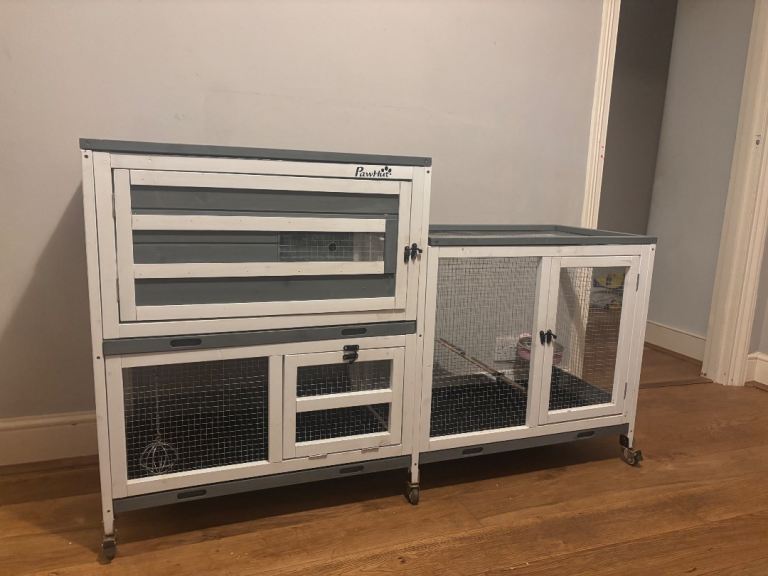 Large Indoor Rabbit Hutch – Complete Setup & Accessories – £100 ONO