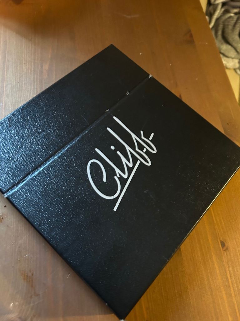 Cliff Richard single vinyl x12 and Cliff embossed box !!