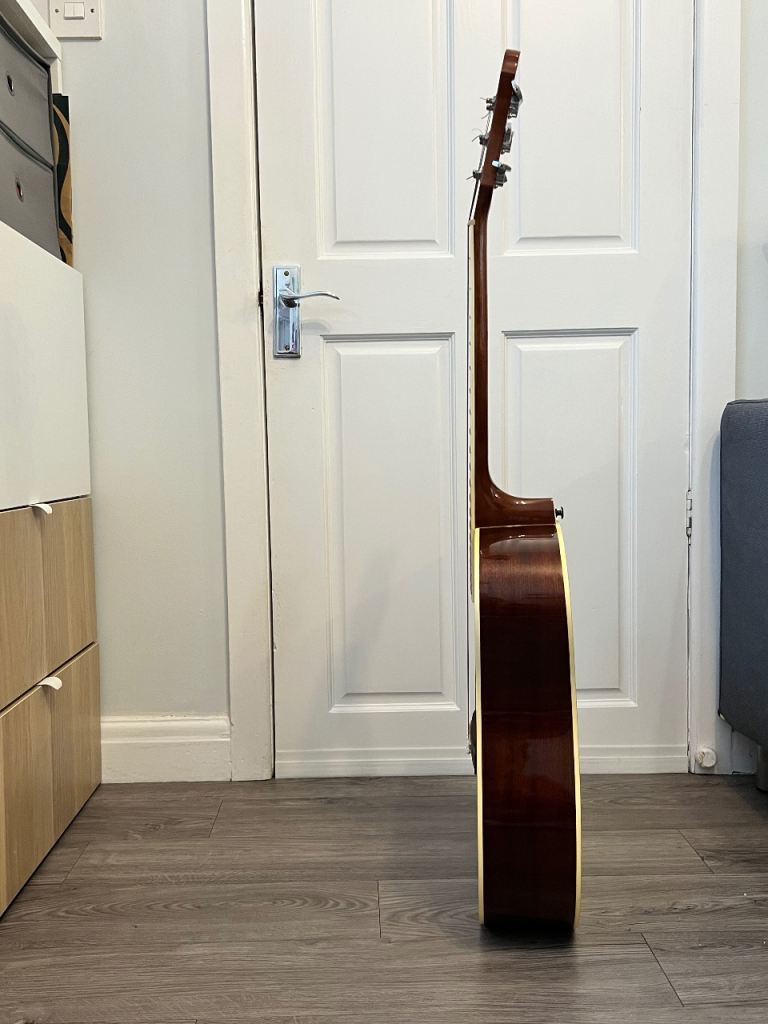Aria Acoustic Guitar – Fair Condition, Natural Wood Finish