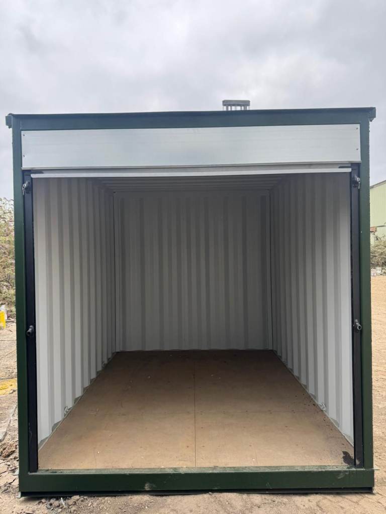 10ft Refurbished Container with Roller Shutter Door – £2,075 + VAT – Delivery Available