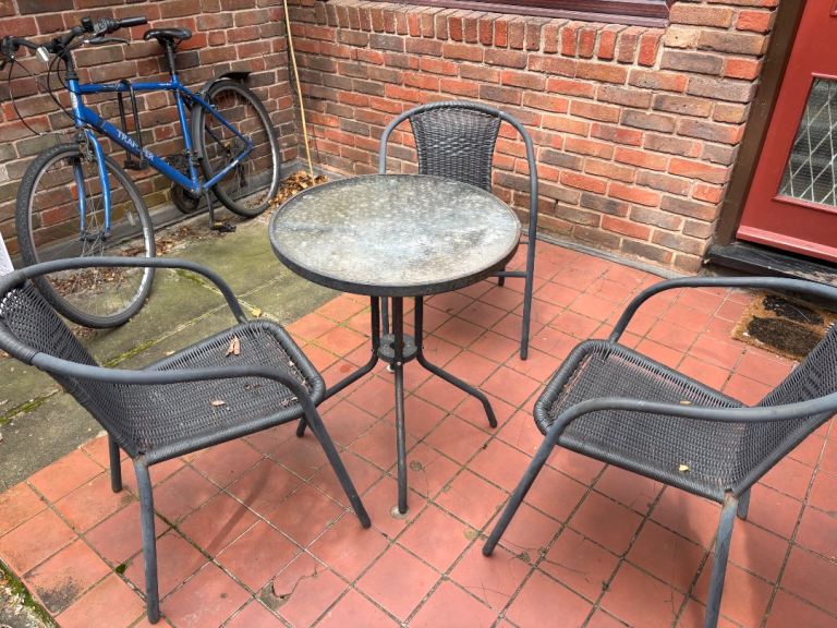 Garden table and chairs