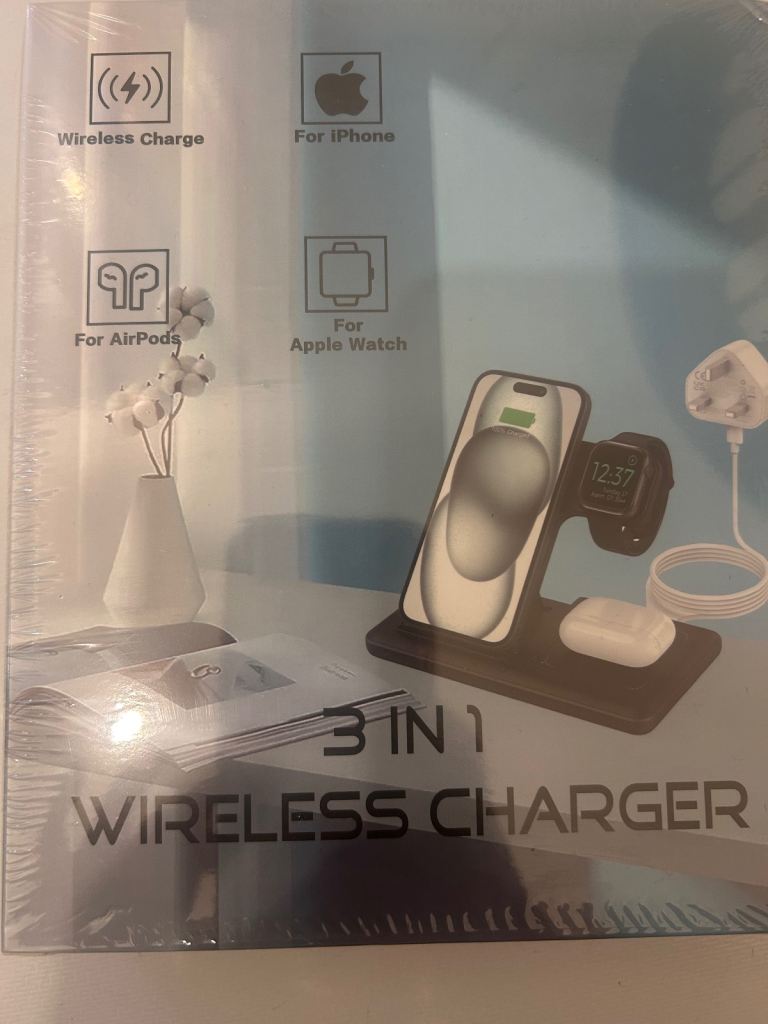 3 in1 wireless charging station