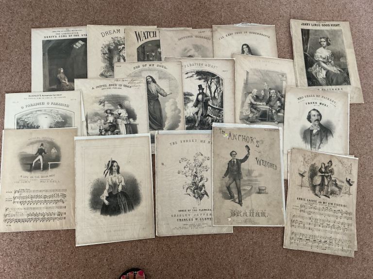 MUSIC. PRINTED SHEET MUSIC. VINTAGE 