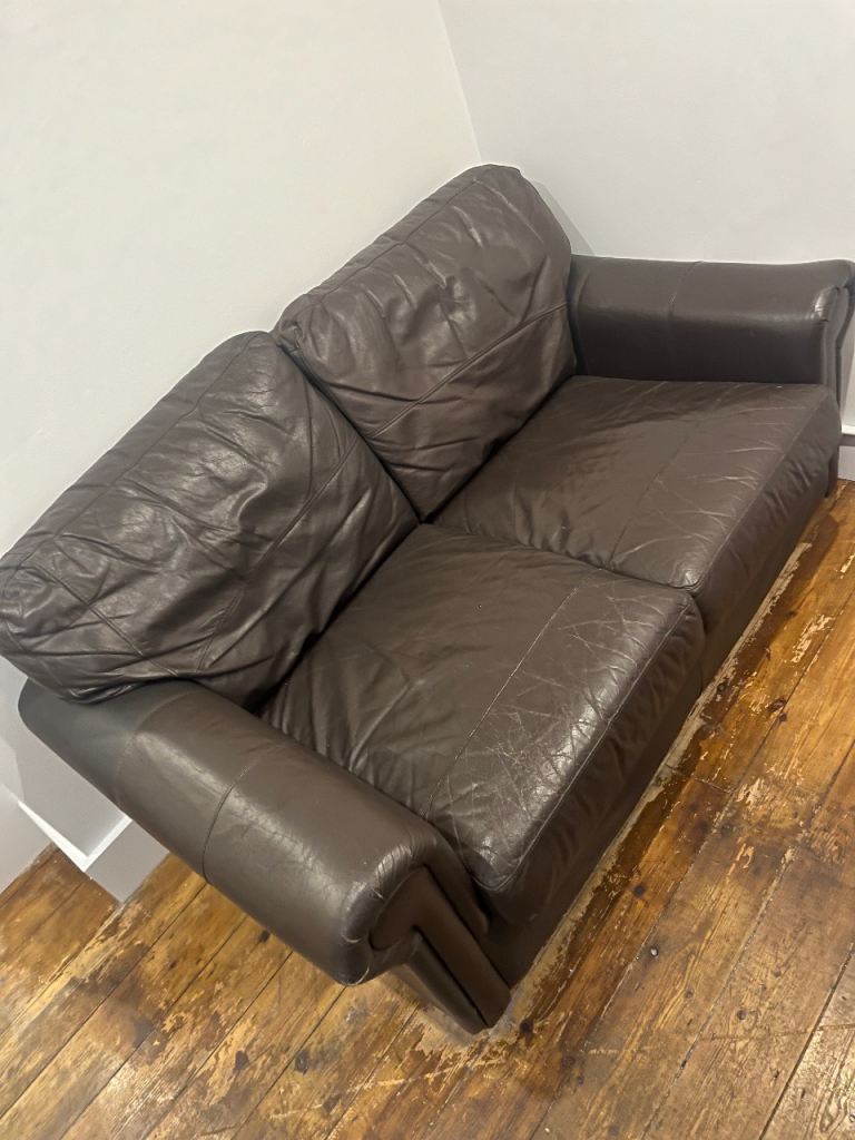 Free local delivery leather sofa