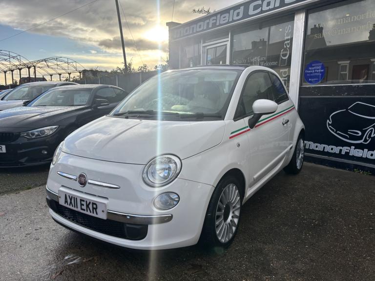 FIAT 500 0.9 500 Twinair Lounge (acc) White Manual Petrol 2011