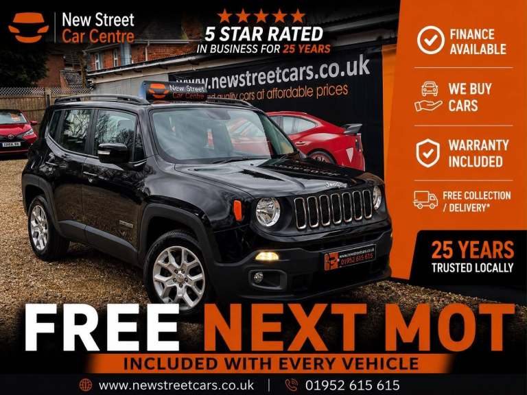 Jeep Renegade 1.6 E-TorQ Longitude Euro 6 (s/s) 5dr Petrol Manual