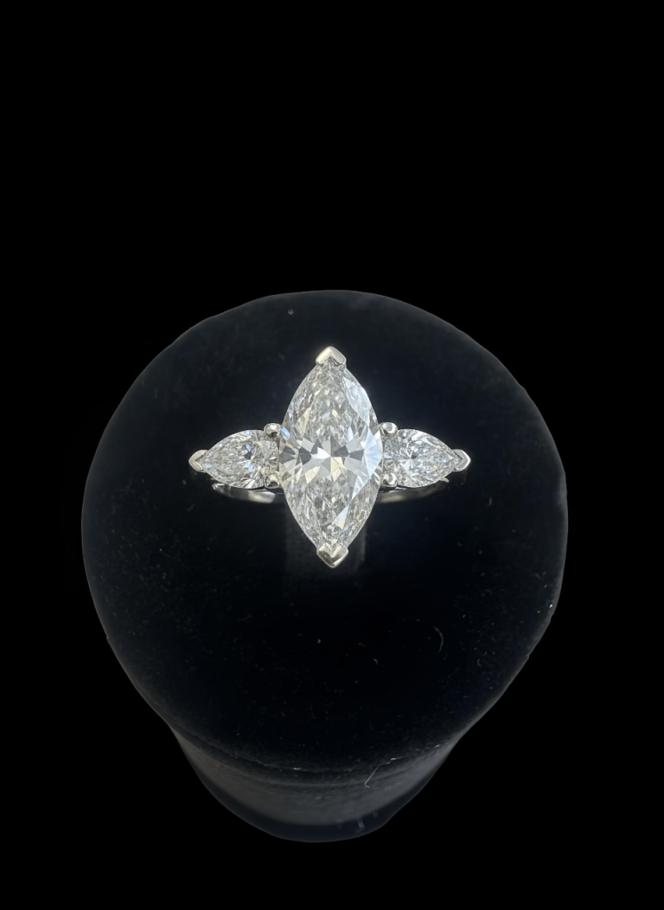 2.66ct Marquise Lab Diamond Ring