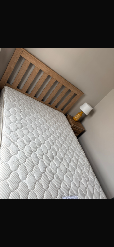Double bed & mattress