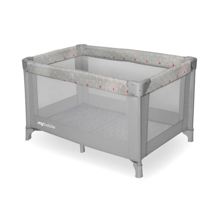 My Babiie Elephants Travel Cot NEW IN A BOX