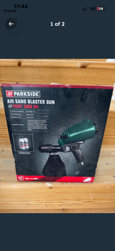 Sandblasting gun