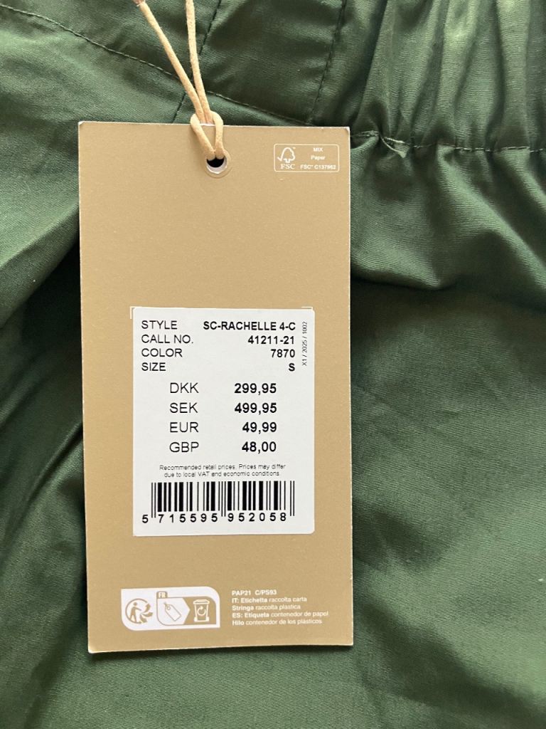 New Soyaconcept SC-Rachelle Trousers – Green, Size S