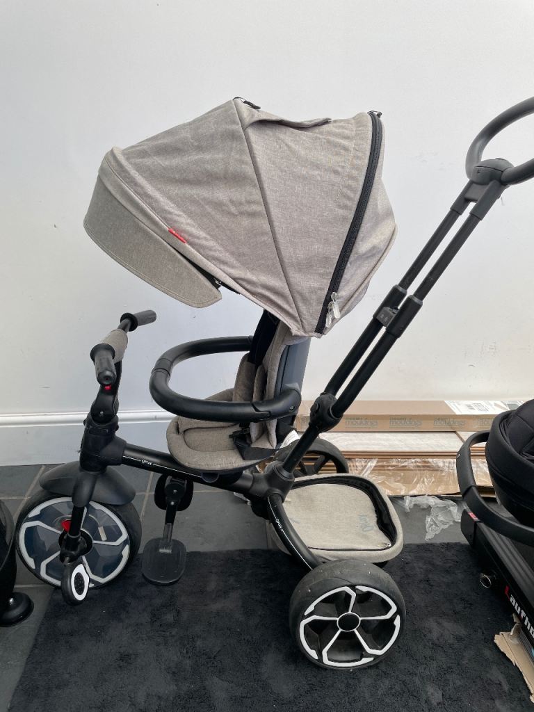 Qplay Prime Kids Tricycle – Grey, Good Condition