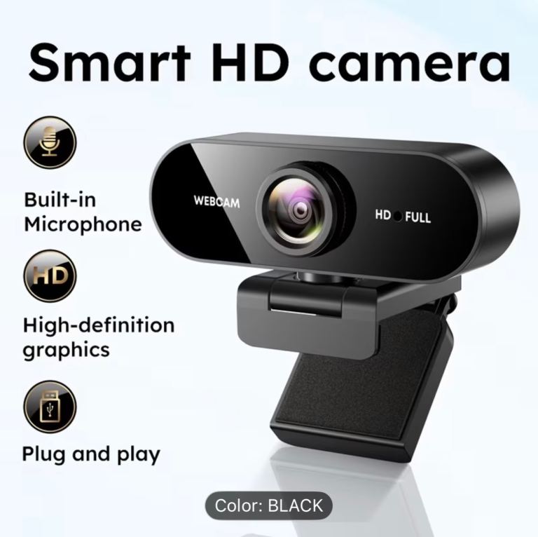 Smart 4K HD Webcam 1080P Full HD with Microphone 30fps USB Web Cam with Auto Focus 