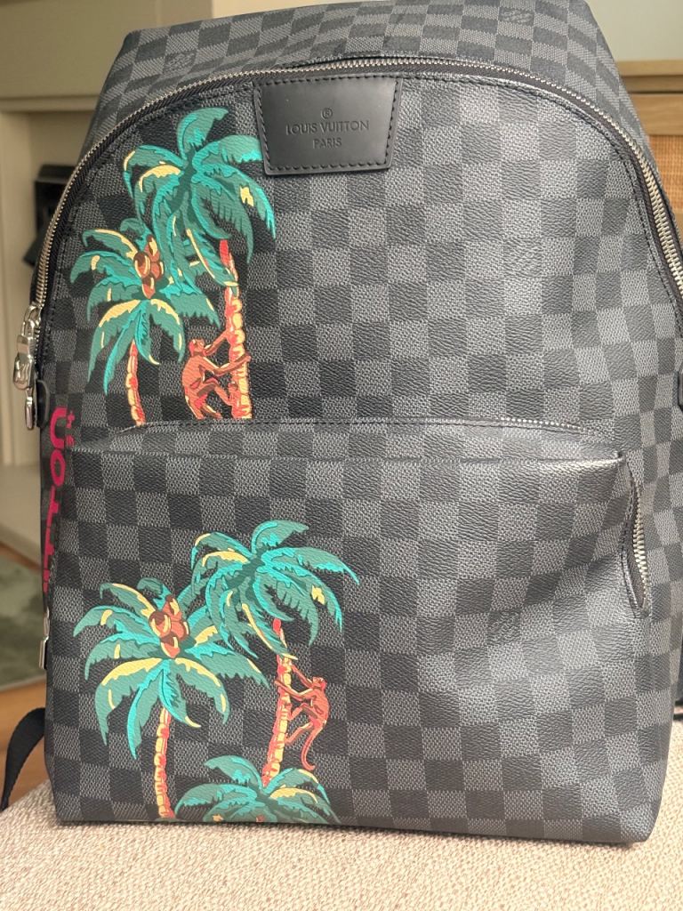 louis vuitton backpack gumtree Vintage Montsouris GM Monogram Denim Navy Blue  Mills Jewelers & Loan    Palm Springs Louis Vuitton mini