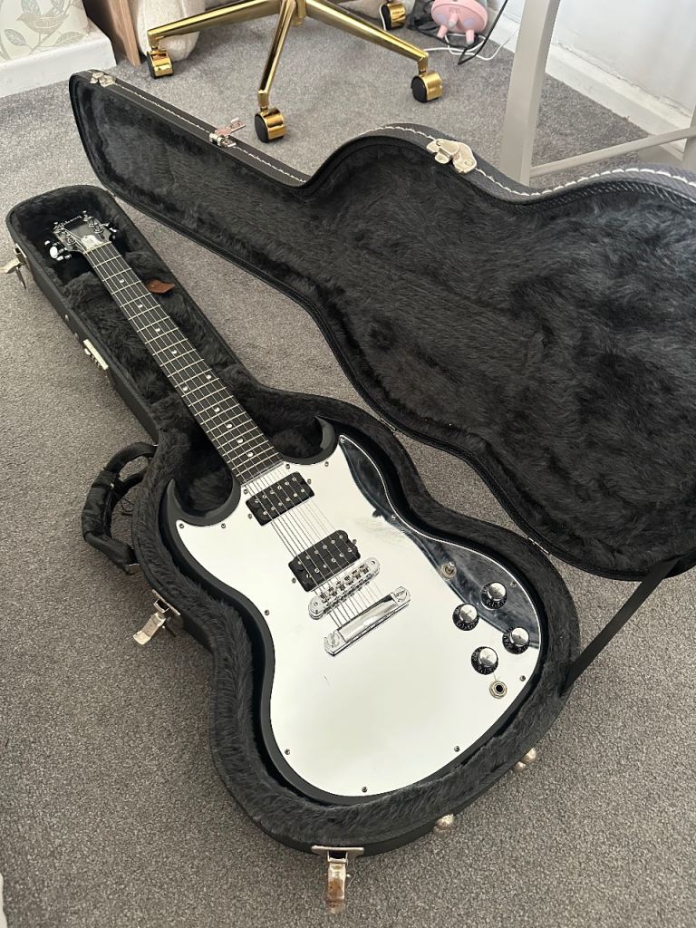 Extremely Rare USA Gibson SG New Century With Mirrored Body